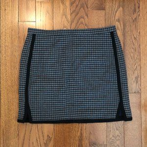 J.Crew Houndstooth Mini Skirt
